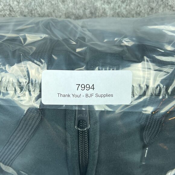 Puma Hoodie Mens‎ Small Black Full Zip Hooded Sweatshirt Jacket Spellout Logo - Picture 15 of 15